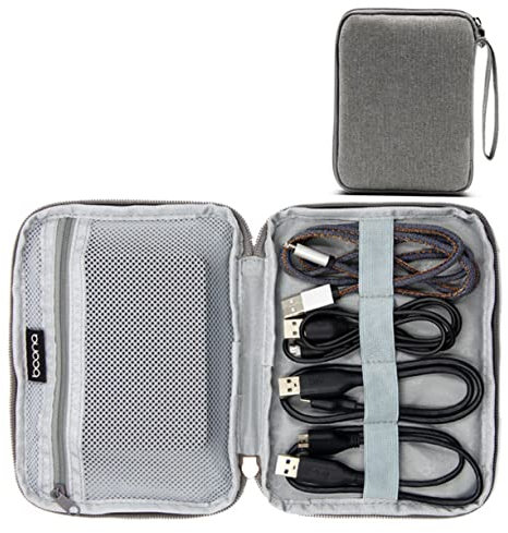 LAPYAPPE Custodia Protettiva Per Hard Disk Esterno Organizer Usb e Custodia Per Unità Disco Copertura Antiurto