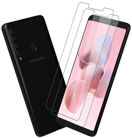 [2 Stück] für Panzerglas Samsung Galaxy A9 (2018) Folie, Fall-Freundlich Displayfolie Samsung A9 (2018) Schutzfolie, Ultrabeständig, Einfach Anzuwenden Displayschutz Schutzglas