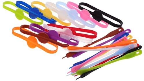 SEWACC 24stücke Silikon-bechermarkierer für Party Dehnbare Getränkemarkierungen Wiederverwendbare Flaschenetiketten für Gläser Becher und Bierflaschen Zufällige Farbe