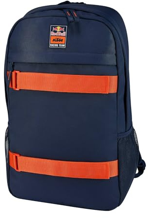 Red Bull ENERGY WEAR RB KTM Racing Essential Backpack U F801 Rucksack | Offizieller MotoGP Fanartikel - 100% Polyester - Dunkelblau/Orange - Motorsport - Merchandise