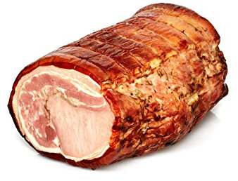 Porchetta, tranche de viande de porc cuite au four, moitié, Salumi Pasini, 4.5 kg
