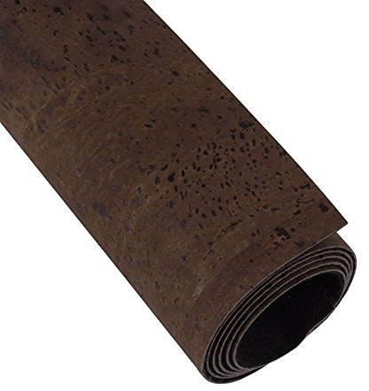 Kork, Korkstoff, Korkleder - natürlicher Rohstoff zum Nähen - viele Farben ca. 60 x 140 cm (Braun)