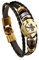 MeiPing Lederarmband mit Sternzeichen-Anhänger, One Size, Leder