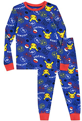 Pokemon Pyjamas Boys Pikachu Pyjamas Snuggle Fit