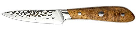 Rockingham Forge RF-1741 Ashwood Series 4” Paring Knife with Ice Hardened Vanadium Steel Blades, Heat-Treated Natural Handles