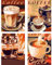 Ginfonr Diamond Painting 5D Diamant Malerei Kaffeetasse Untertasse Briefe Nach Anzahl Kits Full Drill Paint Mit Diamonds Arts Wall Decor 30 * 40 cm, 4Pack