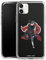 DeinDesign Silikon Hülle kompatibel mit Apple iPhone 11 Case transparent Handyhülle Itachi Uchiha Offizielles Lizenzprodukt Naruto Shippuden