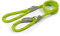 Ancol Viva Reflective Rope and Leather Slip Dog Lead - Lime - Lightweight Weatherproof Durable Puppy Training Accessory - 1.2m x 12mm
