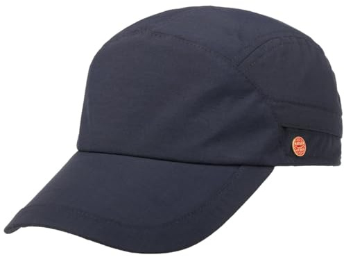 Mayser Robben Coolmax Baseballcap UV-Schutz Nackenschutz Damen und Herren Frühling Sommer dunkelblau 62 cm