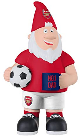 FOCO Premier League Arsenal FC Number 1 Dad 25cm Garden Patio Ornament Gnome