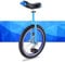 FZYE 16 / 18 / 20 Kinder-/Erwachsenen-Trainer Einrad, Höhenverstellbar Skidproof Mountain Reifen Balance Radfahren Heimtrainer Fahrrad - Blau