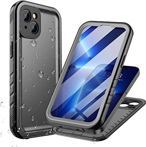 Cozycase Funda para iPhone 13 Mini Impermeable Antigolpes - 360 Completa/Militar/Integral 【2m Anticaida Resistente 】 Carcasa Agua Sumergible Acuatica Estanca Antipolvo Waterproof con Protector Camara