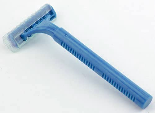 Maquinillas de Afeitar Desechables – 2 Hojas – Caja Dispensadora de 100 Unidades – Aptas para Uso Médico/Hospitales/Centro Sanitarios/Estudio Tatuajes/Centros de Estética – No Estéril