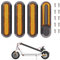 Yungeln 4er Set Scooter Ersatzteiil Scooter Seitenabdeckungen mit Rückstrahler aus Kunststoff kompatibel für 1S / M365 / Pro2 Elektroscooter - Orange