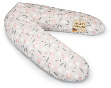 pic Bear Premium Stillkissen - hochwertiges Schwangerschaftskissen - anschmiegsames Lagerungskissen aus Baumwolle - schadstofffreies Seitenschläferkissen - 194 cm Premium - Chamäleon