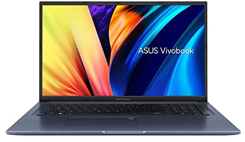 ASUS VivoBook 17X Laptop, 17.3” FHD Display, AMD Ryzen 7 5800H CPU, AMD Radeon Graphics, 8GB RAM, 512GB SSD, Fingerprint Sensor, Windows 11 Home, Quiet Blue, S1703QA-DS71