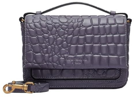 LIEBESKIND BERLIN Lea Waxy Croco Crossbody XS Taro Light