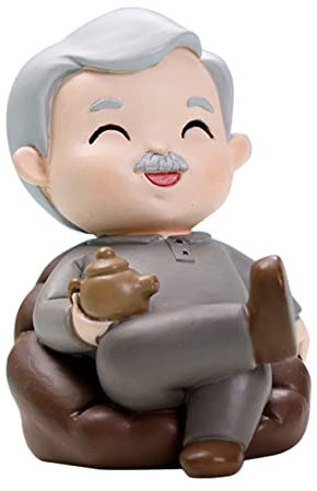 Warmhm Decorazione Divano Uomo Anziano Decorazione Casa Regali Per Coppie Matrimonio Amanti Statuina Coppia Anziani Regali Statuine Matrimonio Anniversario Di