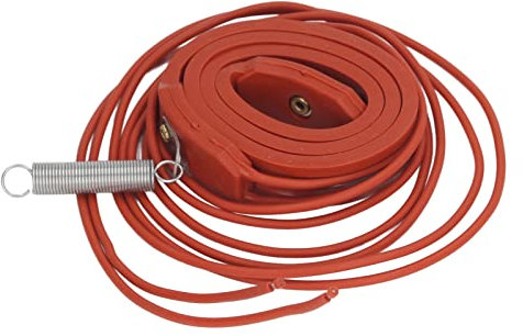 Heating Belt, Pipe Silicone Heat Band Heater Self Adjustment Freeze Proof Electric Heat Tape with Spring Energy Saving AC220V 30W for Pipes, Roof Snow Melting, Gutter Freeze