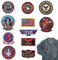 MisFun 11 Stück Top Gun Aufnäher zum Aufbügeln, USA Flagge Maverick Patches Bestickt, Air Force Navy Marine Army Jacke Tactical Military Logo Dekorative Applikation für Kleidung Jacke Jeans Cap