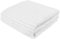 Cottonmarket Decken 220x240 cm - Zweiseitig Tagesdecke - Kuscheldecke Flauschig für Wintergarten und Balkon - Blanket für Terrasse - Gartenmöbel Überwurfdecke - Felldecke - Weiß