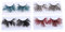 FRCOLOR 8paires Faux Pour Halloween Ensemble Faux Cosplay Avec Motifs à Blanc Rouge Noir Bleu Parfait Pour Maquillage De Fête Et Costume