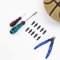 Rowland Harbor 10 Basketballventile & Leckreparaturset - Ball Doctor für aufblasbare Bälle (Düse, Innensechskant, Häkelnadel, Diagonalzange) - für Basketball, Fußball, Volleyball und mehr