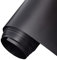 BENECREAT 183x30 cm Rouleau de Vinyle PVC Noir, Feuille de Vinyle Double Face Mate, pour Nœuds de Cheveux, Porte-Clés, Fabrication de Bijoux, Épaisseur de 0.5mm