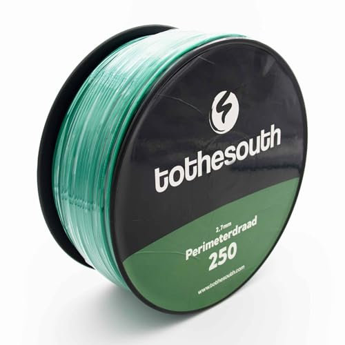 To the South® 2,7mm Perimeterdraht/Begrenzungsdraht passend für WOLF-Garten Mähroboter - Länge: 250 Meter