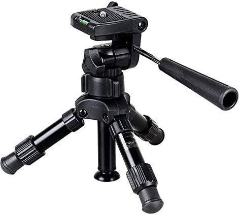 YOGOTEU Portable Camera Tripod Upgraded Selfie Tripod Stand 360 Degree Rotating Ball Tripod Stand with Anti Slip Feet Camera Tripod