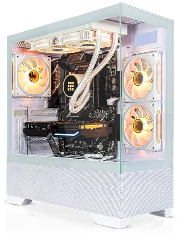 SYSTEMTREFF PC Gamer High-End Intel Core i5-14600K 14x5.3GHz | Nvidia RTX 4070 12GB | 1To M.2 NVMe | 32Go DDR5 RAM | Windows 11 | Ordinateur de Bureau pour Les Joueurs, Les Gamers & Streamer