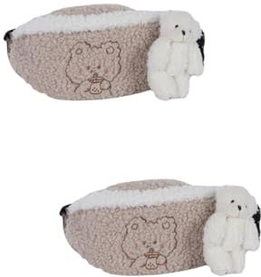 CONGARTENO 2 Stück Gürteltasche Mit Bärenmuster Gürteltasche Flauschige Geldbörse Für Reisen Einkaufen Den Täglichen Gebrauch