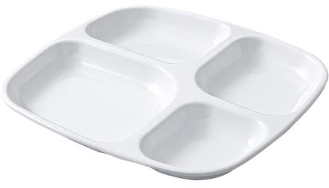 Fondueteller 6er Set Weiß mit 12 Gabeln | Premium Qualität | Fondueteller für Käse- und Schokoladenfondue-Partys