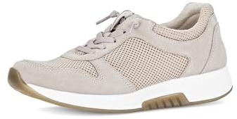 Gabor Damen Low-Top Sneaker, Frauen Halbschuhe,schnürschuhe,schnürer,straßenschuhe,Strassenschuhe,Sportschuhe,Puder(Se. Elastic),44 EU / 9.5 UK