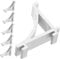 AUTSUPPL Fridge Shelf Clips 6 Pack Stainless Steel Shelf Holders No Drill Kitchen Shelf Support for