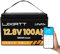 UBATT 12V 100Ah LiFePO4 Lithium Batterie Bluetooth, REPT Zellen, JBD 100A BMS, 5000+ Zyklen, für Wohnmobil Boot Solaranlage Wohnwagen Solar Haushalt