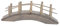 Toddmomy Elegant Mini Wooden Arch Bridge Garden Ornamental Bridge for Outdoor Miniature Garden Sturdy and