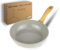 DIVORY Keramikpfanne 24cm – Pfanne mit Keramikbeschichtung Induktion, PFAS & PTFE frei, mittlere Bratpfanne Keramik, Pfannen, Eierpfanne beschichtet - frying ceramic pan (Natura, 24 cm)