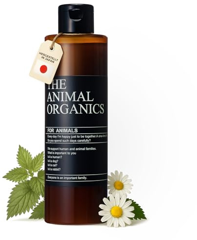 The Animal Organics Hunde Conditioner, 98% Pflanzliche Inhaltsstoffe, für alle Hunderassen, Hergestellt in Japan,250ml