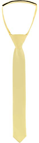 Ladeheid Kinder Jungen Krawatte KJ (31cm x 4cm, Gelb)