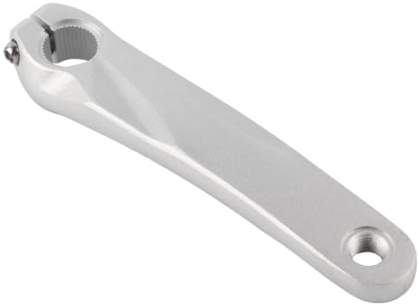 Fahrrad Kurbelarm, Aluminiumlegierung, 170mm, Kompatibel für M4050 M590 M610 SLX XT Silber, für Stadt-, Straße- und Bergtour, Fitness und Alltag