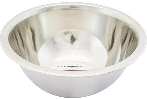 BARGAINGALORE 6 X 18CM Stainless Steel DEEP Mixing Bowl Cooking Kitchen Baking Lightweight