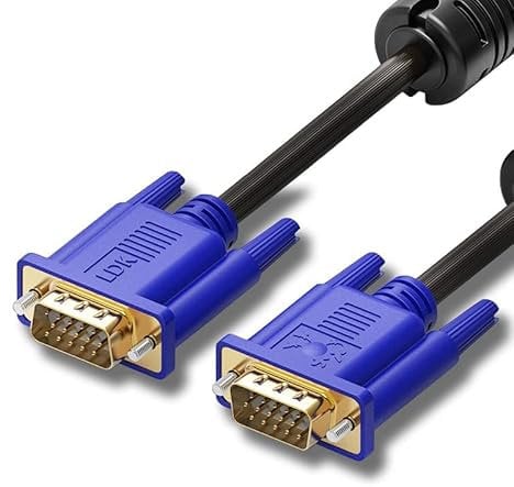 Herfair Cable VGA, VGA a VGA para monitor de computadora con, compatible con proyectores, televisores de alta definición, pantallas portátiles (3 m)