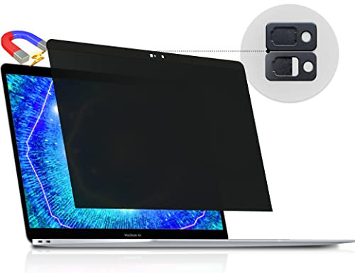Privacy Screen MacBook Air 13 Inch (2010-2017), Magnetic Removable Anti Blue Light Glare Peep Filter Black out Screen Protector for Mac 13In Laptop Model (A1369, A1466)