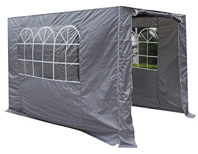 All Seasons Gazebos 3x2 Lightweight Side Panel Set Metallic Grey