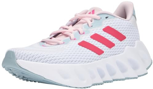 adidas Damen Switch Run Running Shoes Laufschuhe, Cloud White/Pulse Magenta/Hazy orange, 39 1/3 EU