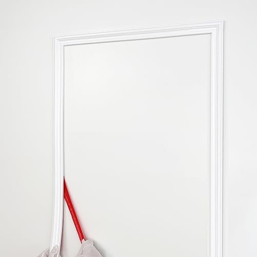 Garniture de moulure murale à décoller et à coller, bande flexible pour cadre de miroir, cimaise, protection murale et décoration de maison (3 m x 3,2 cm)
