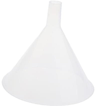 150mm Plastic Funnel - Transparent, Ideal for Kitchen, Laboratory, Garage, and Car Liquids