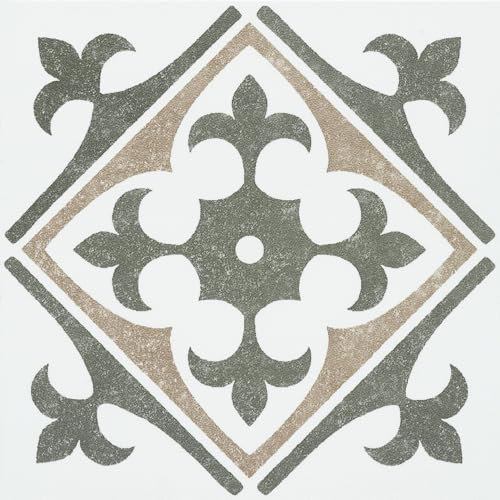 d-c-fix 6 vinilos azulejos adhesivos de pared Nadia olivas 15x15 cm - paneles decorativos lavables pegatinas baldosas decoración revestimiento PVC - para baño, cocina