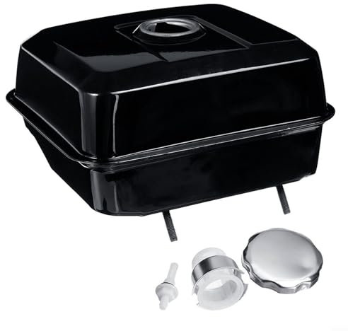 Fuel Tank, Petrol Tank Kit with Tank Cap Fuel Filter for Honda for GX390 for GX340 GX240 for GX270 Engine Lawn Mower Replacement Parts